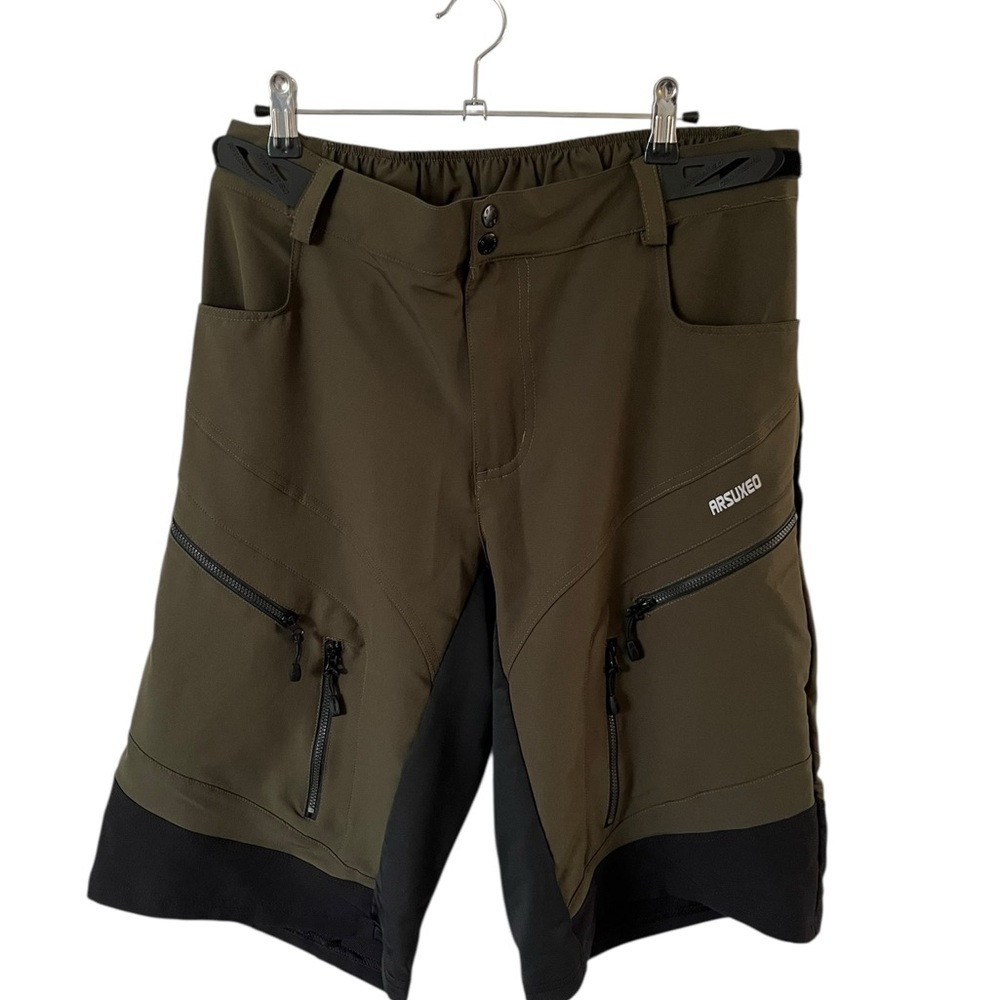 Arsuxeo Men’s Cycling Shorts, Size L - Picture 4 of 8